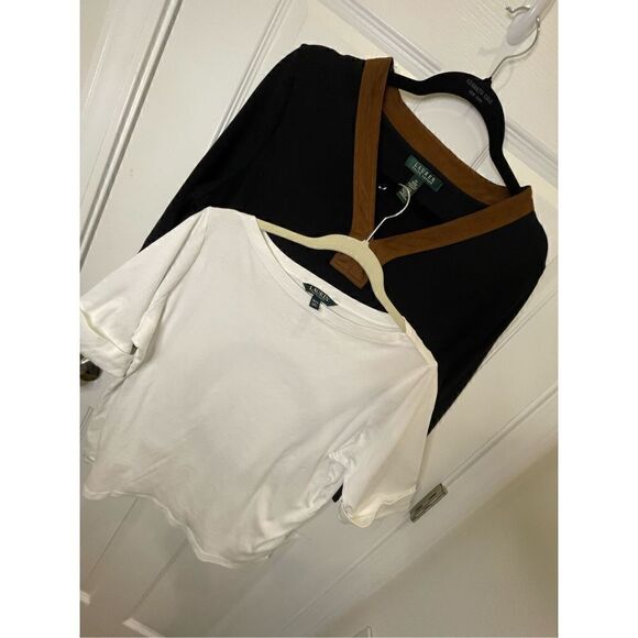Lauren Ralph Lauren women’s bundle lot 2 blouses size 1X - Picture 1 of 13